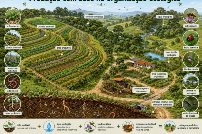 Produção com base na organização ecológica 