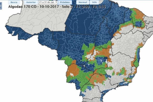 Embrapa adapta Zarc para avaliar riscos na agricultura tropical 