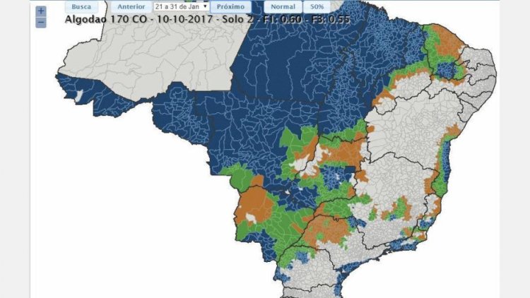 Embrapa adapta Zarc para avaliar riscos na agricultura tropical 